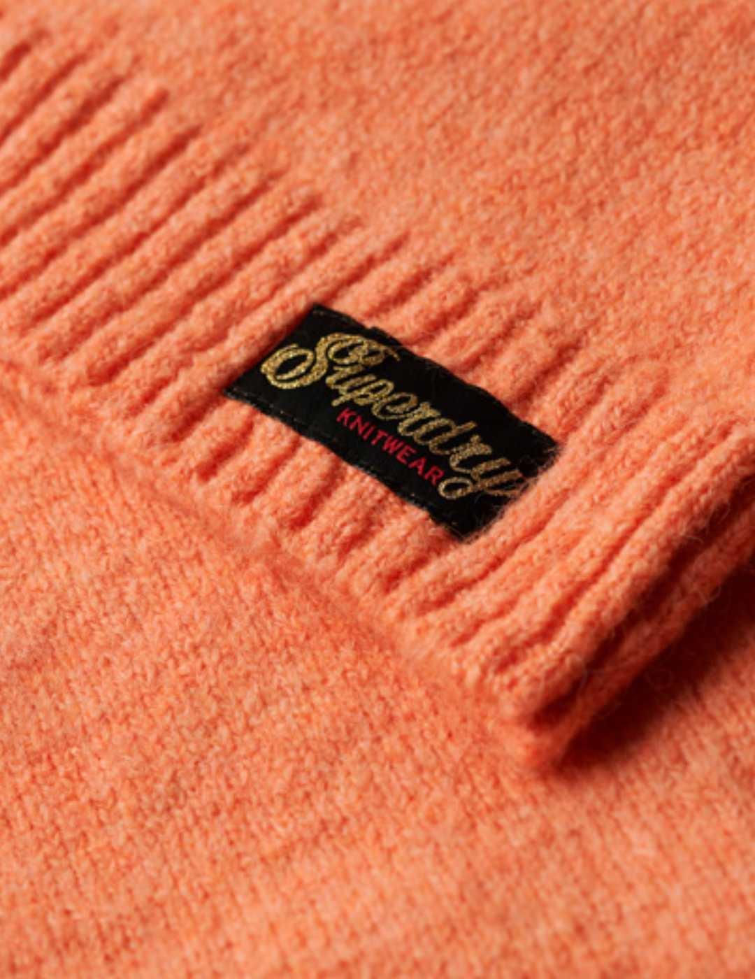 Jersey Superdry Slouchy coral grecas para mujer