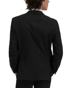 Chaqueta americana Selected Mylologan negra de hombre