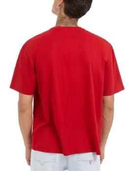 Camiseta Guess The Dream rojo manga corta para hombre