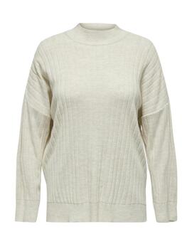 Jersey Only CarmakomaNew beige de punto fino para mujer