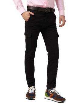 Pantalón cargo Altonadock negro Slim fit para hombre