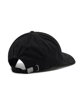 Gorra Jack&Jones Brink negra de tela regulable de hombre