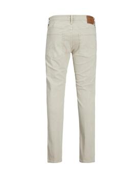 Pantalón vaquero Jack&Jones Tim beige slim straigh de hombre