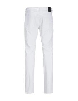 Pantalón vaquero Jack&Jones Glenn blanco para hombre