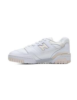 Zapatillas New Balance w550 blanca y beige para mujer