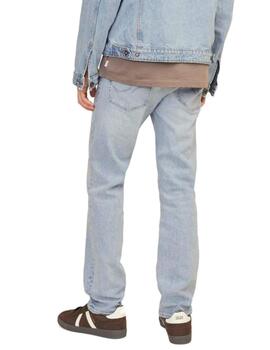 Pantalón vaquero Jack&Jones Tim azul claro Straight  hombre