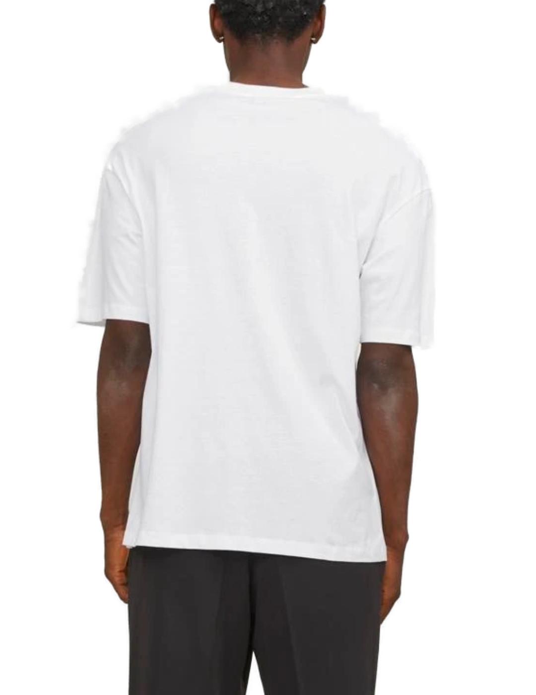 Camiseta Jack&Jones Bradley Noos blanco hombre-NE
