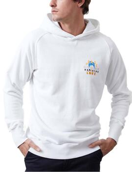 Sudaderas Altonadock blanco con capucha para hombre