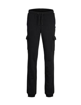 Pantalón de chándal Jack&Jones Jr Gordon cargo negro niño