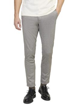 Pantalón chino Jack&Jones Marco cuadros gris Slim de hombre