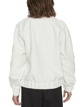 Chaqueta bomber Vila Lyra blanco cremallera holgado de mujer