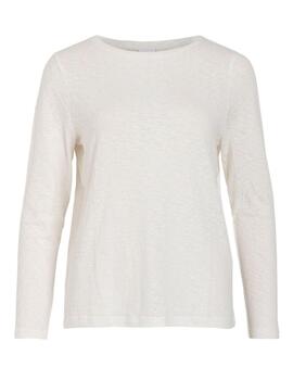 Camiseta Vila Pury blanco para mujer-NE