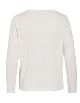 Camiseta Vila Pury blanco para mujer-NE