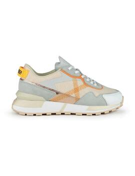 Zapatillas Munich Pulsar naranja/gris para mujer