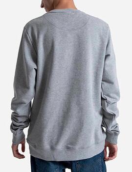 Sudadera Helly Hansen gris con logo sin capucha para hombre