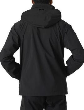 Chaqueta Helly Hansen Racing negro con capucha para hombre