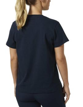 Camiseta Helly Hansen Logo marino manga corta para mujer