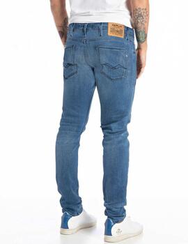 Pantalón vaquero Replay Jondrill skinny azul de hombre