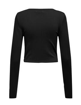 Top Only Lilian detalle cuello negro mujer-OD