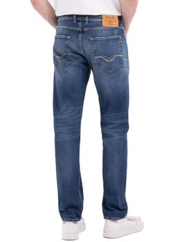 Pantalón vaquero Replay Grover azul marino para hombre