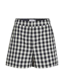 Short Vila Amys cuadros blanco y negro cuadro vichy de mujer