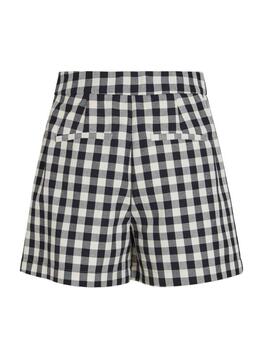 Short Vila Amys cuadros blanco y negro cuadro vichy de mujer