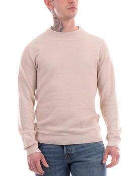 Jersey Jack&Jones Fayette beige de punto fino para hombre