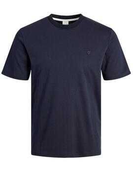 Camiseta Jack&Jones Crodney azul manga corta de hombre