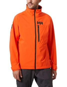 Chaqueta Helly Hansen Racing naranja impermeable de hombre