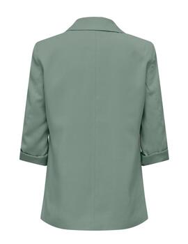 Blazer Only Aris verde regular sin cierre de mujer