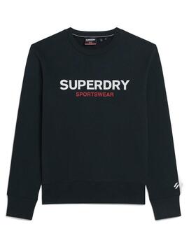 Sudadera Superdry Sportwear marino sin capucha para hombre