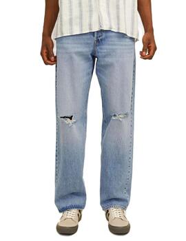 Pantalón vaquero Jack&Jones Chris azul roto para hombre