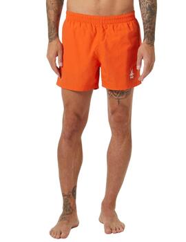 Bañador corto Helly Hansen Cacais naranja para hombre