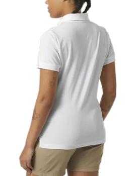 Polo Helly Hansen Siren blanco manga corta para mujer