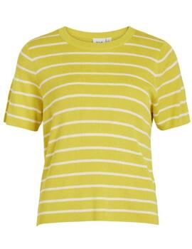 Jersey Vila Fulina amarillo rayas para mujer