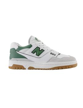 Zapatillas New Balance 550 blanco y verde para hombre