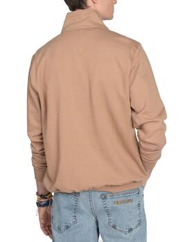 Sudadera Harper Maryland marrón sin capucha para hombre