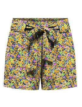 Short Only Nova flores multicolor para mujer