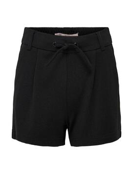 Short Only Kids Poptrash negro de tela para niña