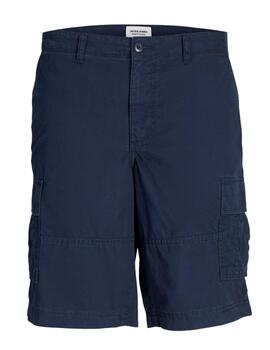 Bermuda cargo Jack&Jones Cole marino para hombre