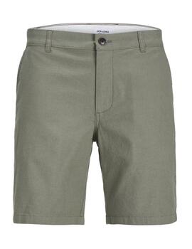 Bermuda chino Jack&Jones Dave verde militar de hombre