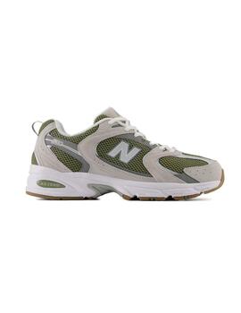 Zapatillas New Balance 530  blancas y verdes para hombre