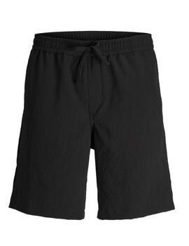 Bermuda Jack&Jones Jaiden negro fluido cintura para hombre