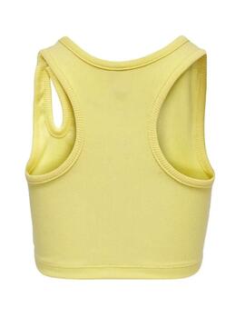 Camiseta tirantes Only Kids Messa amarillo de niña