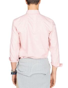 Camisa Harper Amberes rosa cuadro vichy para hombre