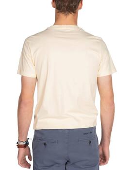 Camiseta Harper Preppy amarilla manga corta para hombre