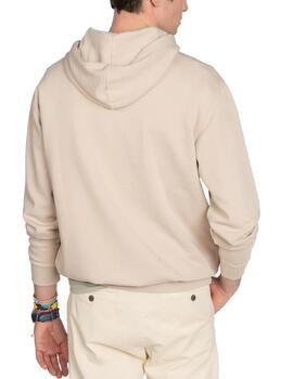 Sudadera Harper New England beige con capucha para hombre