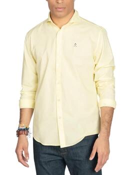 Camisa Harper Florida amarilla manga larga para hombre