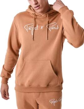 Sudadera ProjectxParis camel con capucha unisex