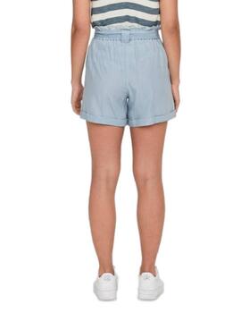 Short Only Bea azul claro lazo regular para mujer